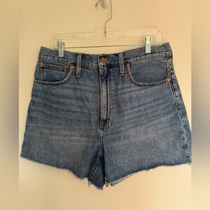 Madewell Mom Jean high rise denim short